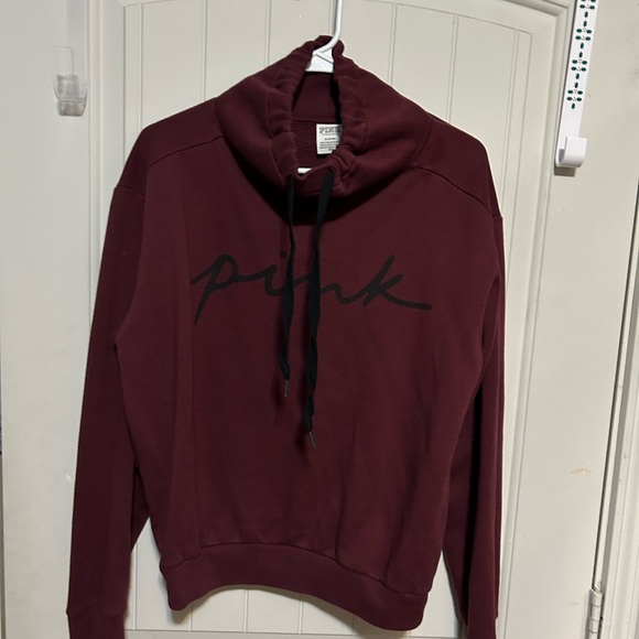 Victoria's Secret Maroon Cowl Neck Sweater - Picture 2 of 7